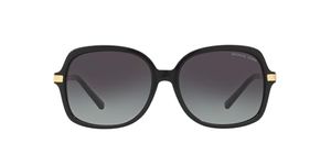 Michael Kors Women's Gradient Adrianna II MK2024-316011-57 Black Square Sunglasses