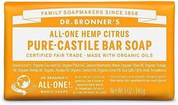 Dr. Bronner's Citrus Bar Soap Made with Organic Ingredients 140 g