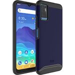 TUDIA DualShield Designed for ZTE Blade 11Prime Case, [Merge] Shockproof Dual Layer Heavy Duty Slim Hard Protective Case for ZTE Blade 11Prime (Indigo Blue)