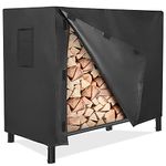 TORACK Outdoor Firewood Racks Cover 4ft, Log Rack, Waterproof Wood Pile Cover, Firewood Log Rack Cover, Oxford Heavy Duty Outdoor, All-Weather Protection for Fire Wood Storage