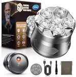 VOVO Head Shavers for Bald Men 2 Speed 6D Electric Face Head Shaver Large Capacity Cordless Type-C Rechargeable IPX7 Waterproof Bald Head Shaver Wet & Dry Use Head Razor Suitable for Home and Travel