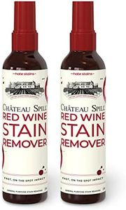 CHATEAU SPILL Red Wine Stain Remover for Clothes – 4oz 2 Pack Safe Stain Remover Spray for Stubborn Stains - Cleaner Wipes Away New and Set on Tablecloth, Garment, Carpet, Upholstery and Laundry