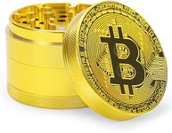 VICKYDGE 2.5 Inch Grinder, Large Bitcoin Spice Grinder for Kitchen