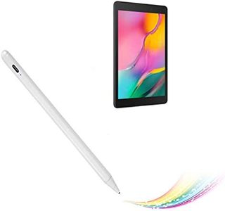 Active Stylus for Samsung Galaxy Tab A 8"/10.5" Pencil,Electronic Capacitive Type-C Rechargeable Pencil Compatible with Galaxy Tab A 8-inch Stylus Pens,Good on Sketching and Drawing Pen,White