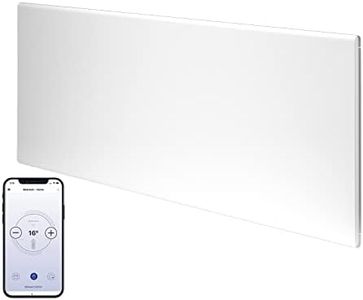 Adax Neo Smart Wifi Electric Panel Heater/Convector Radiator With Timer. Smartphone Control, Splash Proof, Economic, Modern, Designer, 1000w Compact (420 x 550 mm), White