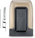 Ederfun Center Console Lid Armrest Cover Replacement Compatible with Chevy, GMC 99-07 Silverado, Avalanche, Suburban, Sierra, Yukon, OEM 19127364, 19127365, 19127366 (Beige)