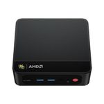 Beelink SER5 PRO Mini PC 8Core AMD Ryzen 7 5800H 16GB DDR4 500GB NVMe M.2 SSDTriple Display 4K@60Hz Output, DP, HDMI,Type-c,Wi-Fi 6,RJ45,W-11 Gaming Office Mini Computer