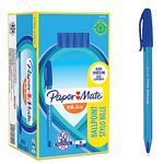 Paper Mate InkJoy 100ST Ballpoint Pens | Ultra Fine Point (0.5 mm) | Blue | 50 Count