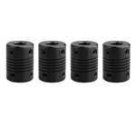 Jopto 4Pcs Flexible Shaft Couplings 5mm to 8mm Stepper Motor Coupler Aluminum Alloy Joint Connector Compatible with Creality CR-10 CR-10S S4 S5 Makerbot RepRap Prusa i3 3D Printer or CNC Machine