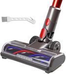 Wingsflying Motorhead Hardwood Floor Attachment for Dyson V7 V8 V10 V11 V15 SV10 SV12 SV14 Animal Absolute Vacuum Cleaners with LED Headlights, Bristle Roller Brush Head Replacement Parts