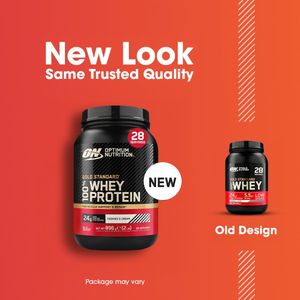 Optimum Nutrition Gold Standard Whey Protein, Cookies & Cream, 896g – 28 Servings