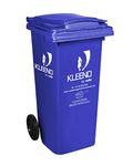 Cello Manual-Lift Garbage Waste Dustbin with Wheel (120 LTR, Blue)