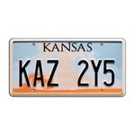 Winchester Impala | KAZ 2Y5 | Metal Stamped License Plate