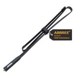 ABBREE GMRS Radio Antenna 42.5-inch SMA Female CS Tactical Antenna for Baofeng UV-5R AR-152 UV-82 BF-888S and GM-15 Pro GMRS GM-5RH TD-H3 Radio Antennas