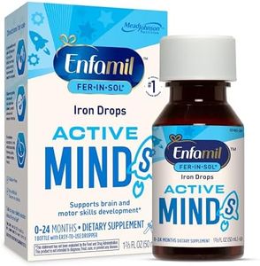 Enfamil Fer-In-Sol Iron Supplement Drops for Infants & Toddlers, Supports Brain Development, 50 mL Dropper Bottle