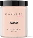 MakarttPro Acrylic Powder - 1lb/16oz Acrylic Nail Cover Powder for Nail Extenstion, Perfect Acrylic Powder for Professional Private Nail Technicians, Cool and Warm Tone Colors - Buttery Cream