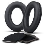 Replacement Ear Pads Cushion for Bose Aviation A20/A10 Headset, Durable Leather with Slow Rebound Memory Foam-(Black)