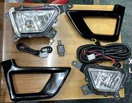 CARMART Fog Light for XUV300 with Frame & Complete Wiring & Switch (White), Halogen