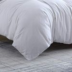 Bhoomi Impex 100% Cotton Duvet Cover Only, 1 Piece Premium Duvet Cover- 400 TC Egyption Cotton Duvet Cover Only (Single,White Solid)