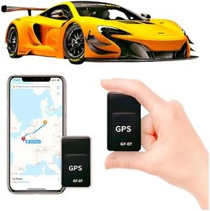 GPS Tracker for Vehicles Mini GPS Tracker Portable Real Time Magnetic GPS Tracking Device Full Global Coverage Location Tracker for Car Trucks/Person No Subscription Required/No Monthly Fee