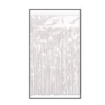 Beistle 2-Ply Flame Resistant Metallic Fringe Drape, White