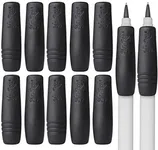 Mr. Pen Black Silicone Pencil and Pen Grip, 12 Pack, Ideal for Arthritis and Tendonitis