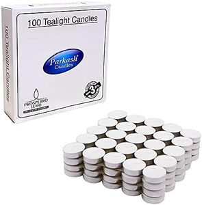 PROSPERRO LUMO by Parkash Candles Paraffin Wax Candle Tea Light (100 PC Unscented)