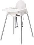 IKEA Highchair ANTILOP, White, 15 k