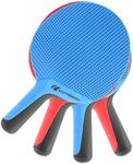 Cornilleau Eco Design Table Tennis Quattro Set (4 Bats and 4 Balls), Red/Blue