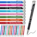 oneant 24 Pcs Thank You Ballpoint Pens Motivational Pens Ballpoint Pens with Inspirational Quotes Ballpoint Pens for Women Men Nurse Teacher School Office Gifts