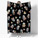 Panda Blanket-Funny Soft Lightweight Food Flannel Blankets for Sofa Bed Camping Polyester Throw Blanket Gift for Girl Boy（40''x50''for Kids/Children）