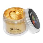 Gold Hair Color Wax,Ultikare Temporary Hair Dye Wax, Instant Hair Dye Cream Mud Washable Natural Hairstyle Color Pomade,Styling Hair Clays for Men Women for Party, Cosplay & Halloween (Gold)