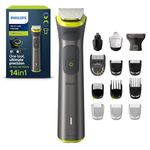 Philips Series 7000 All-in-one Trimmer, 14-in-1 Multigroom for face, Head and Body, One Tool - Ultimate Precision, 21 Length Settings (0.5-16 mm) (Model MG7930/15)