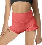 rrhss Girls Athletic Ruffle Shorts 