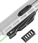 VOTATU M9L-GS Green Laser Light Combo Built-in Pressure Switch Compatible with M-LOK Rail,1600 Lumens Tactical Flashlight and Laser Sight for Rifle,Switch Pad Mount Plate Included