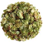 Hops Whole Leaf Organic Dried - Hop Cone Flowers Leaves - Can Be Used for Tea - Hops Tea Hop Tea Organic Hops Flowers Hop Dry Whole Hops Herb Dried Hops Dry Hops Dried Hops Flower Organic Hop