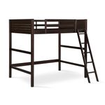 DHP Denver Loft Bed, Full, Espresso