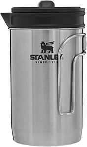 Stanley 10-02345-008 Adventure All-in-One Boil + Brew Camping French Press, 32 oz, Silver