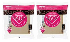 Hario Paper Coffee Filter Misarashi for 02 Dripper: 2-Pack