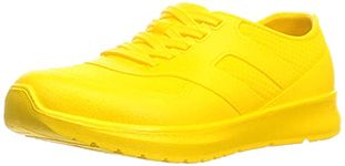 Marugo Kids' Shoes, Marugo Waterproof Shoes, for School Commutes, Rainy Day, Easy Care, for Boys, Girls, Kids, Lanran Rain, yellow, 23.0 cm 2E