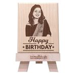 Incredible Gifts India Personalized Wooden Engraved Birthday Frame With Picture (5x4 Inches, Wood), Tabletop Rectangular