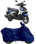 CATBEE 100% Waterproof Polyester Bike/Scooty/Motorcycle Cover for (Yamaha RAY ZR 125) (Navy Blue)