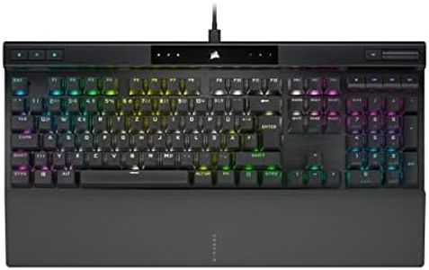 CORSAIR K70 RGB PRO Mechanische Kabelgebundene Gaming-Tastatur - CHERRY MX RED Linear Switches - PBT Double-Shot Keycaps - iCUE-Kompatibel - QWERTZ DE - PC, Mac, Xbox - Schwarz