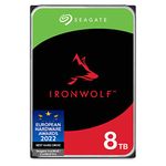 Seagate IronWolf 8TB NAS Internal Hard Drive HDD – 3.5 Inch SATA 6Gb/s 7200 RPM 256MB Cache for RAID Network Attached Storage – Frustration Free Packaging (ST8000VNZ04/N004) (Package May Vary)