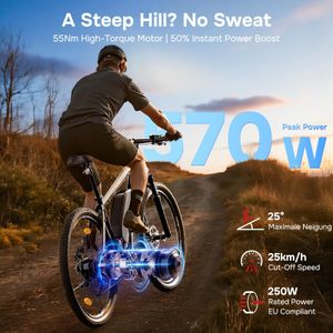 Eleglide Electric Mountain Bike 27.5" – E-Bike for Adults