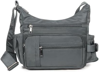 VOLGANIK ROCK RFID Anti Thief Crossbody Bag for Women Waterproof Shoulder Bag Messenger Bag Casual Nylon Purse Handbag