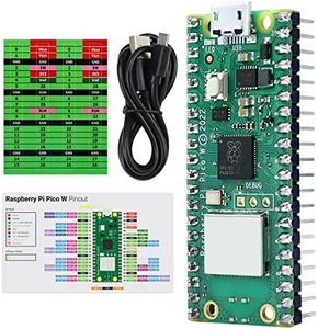 Freenove Raspberry Pi Pico W (Compatible with Arduino IDE) Pre-Soldered Header, Development Board, Python C Java Code, Detailed Tutorial, Example Projects