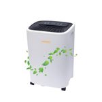 HINISO Dehumidifier for Home, 2000sq.ft Area 10L Dehumidifier with 2.5L Water Tank Capacity, Dehumifiers for Home and Basement with Auto Defrost & Overflow Protection & Timer