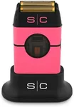 StyleCraft Instinct Metal Cordless Double Foil Shaver with IN2 Vector Motor Intuitive Torque Control, USB-C Rechargeable (Pink)
