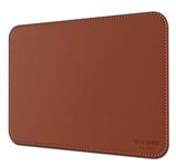 V-CUBE DESIGNS Mouse Pad |35X25cm| 2.4mm Thick(Padded)|Premium Vegan Leather|Stitched, Reversible use, Splash-Proof, Anti-Skid for Gaming, Computer, Laptop, Home&Office in a Fresh Modern Design| Tan